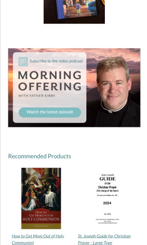 Morning Offering email for May 20th